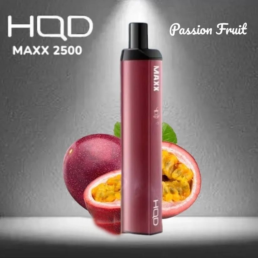 hqd maxx passionfruit – 2500 puffs