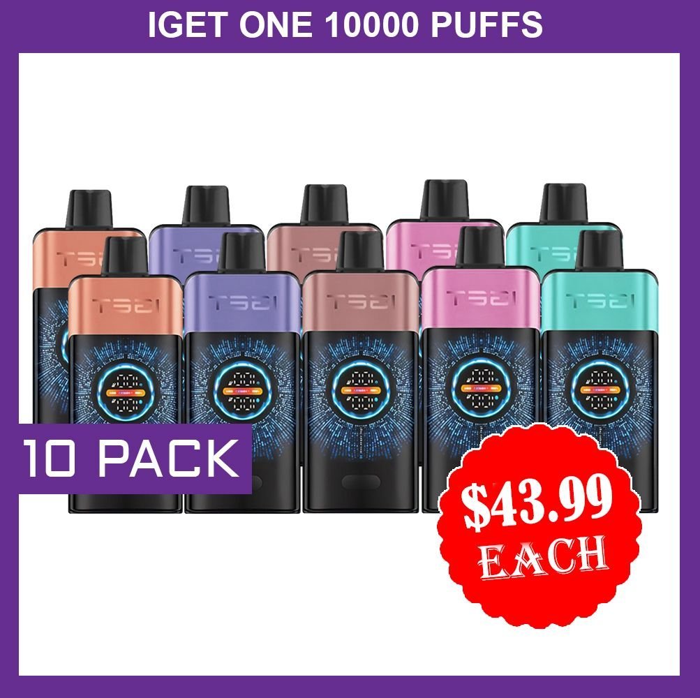 iget one 12000 puffs – 10 pack