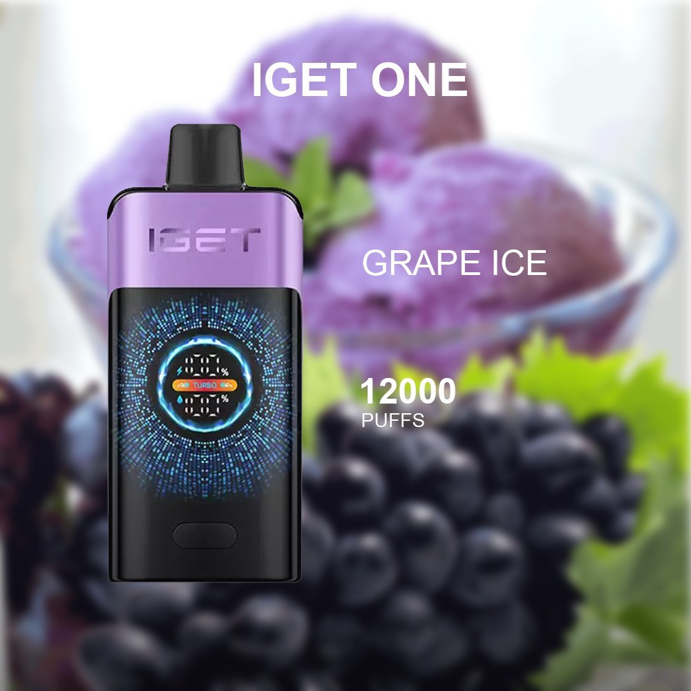 iget one – grape ice – 12000 puffs