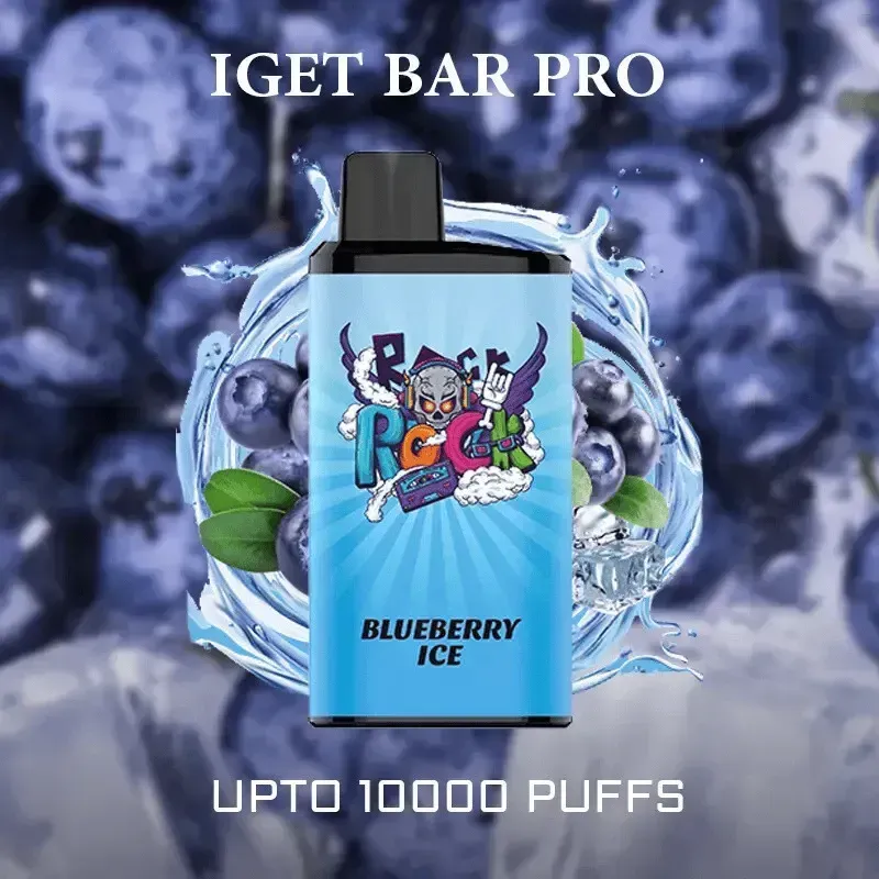 blueberry ice – 10000 puffs iget bar pro