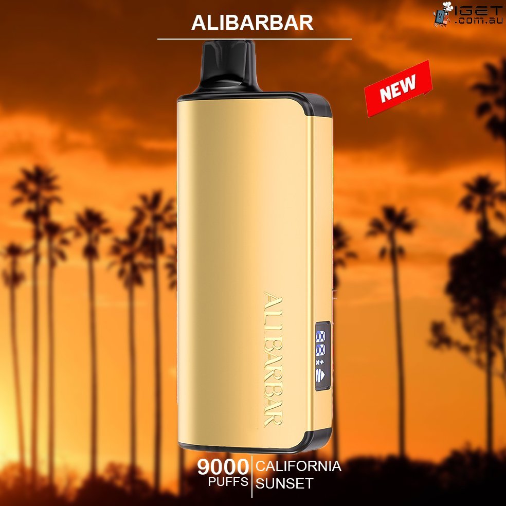 alibarbar ingot – california sunset – 9000 puffs