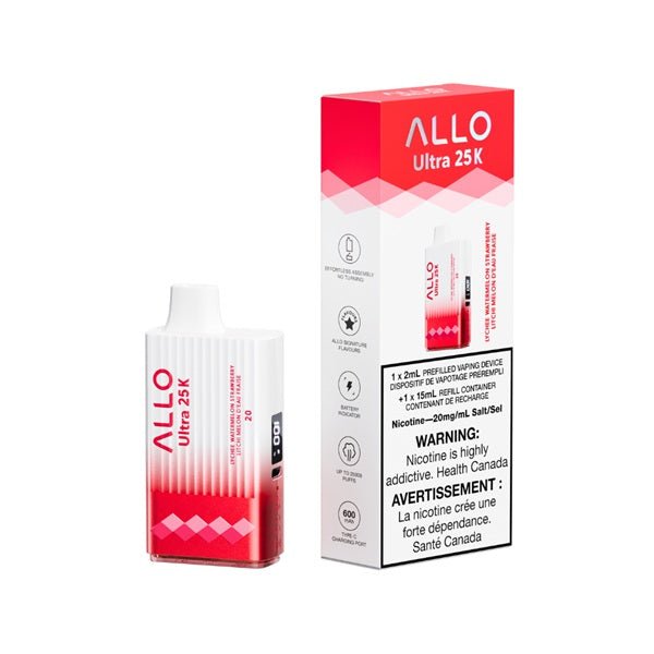 Allo ULTRA 25K – Lychee Watermelon Strawberry
