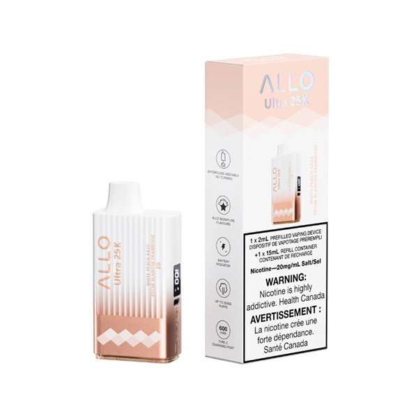 Allo ULTRA 25K – White Peach Razz