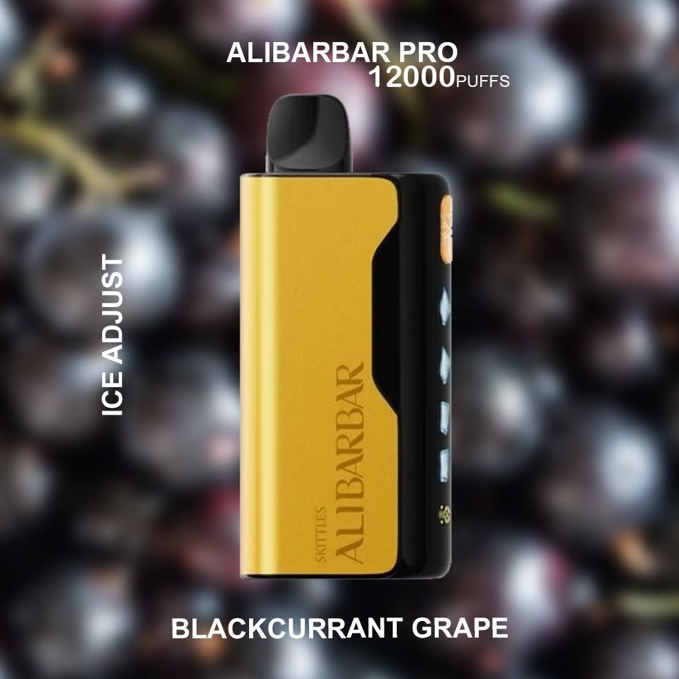 alibarbar pro ice adjust blackcurrant grape – 12000 puffs