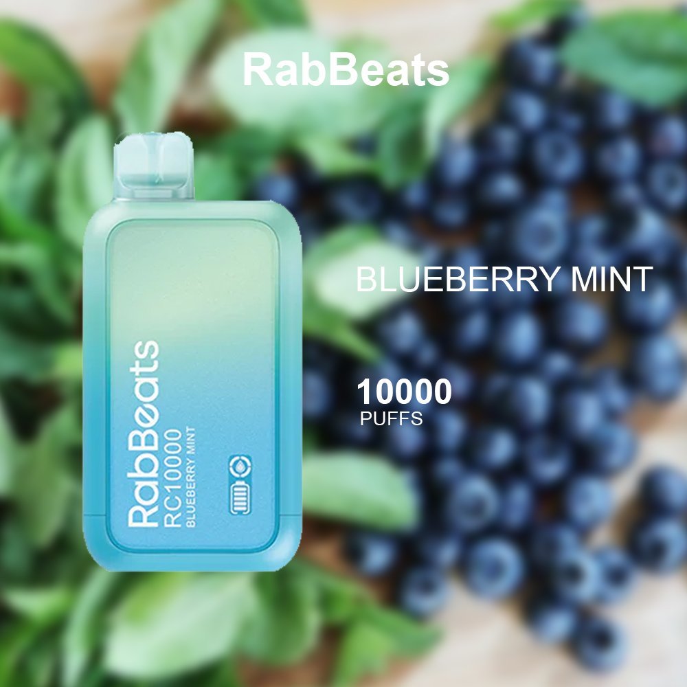 rabbeats bar blueberry mint – 10000 puffs