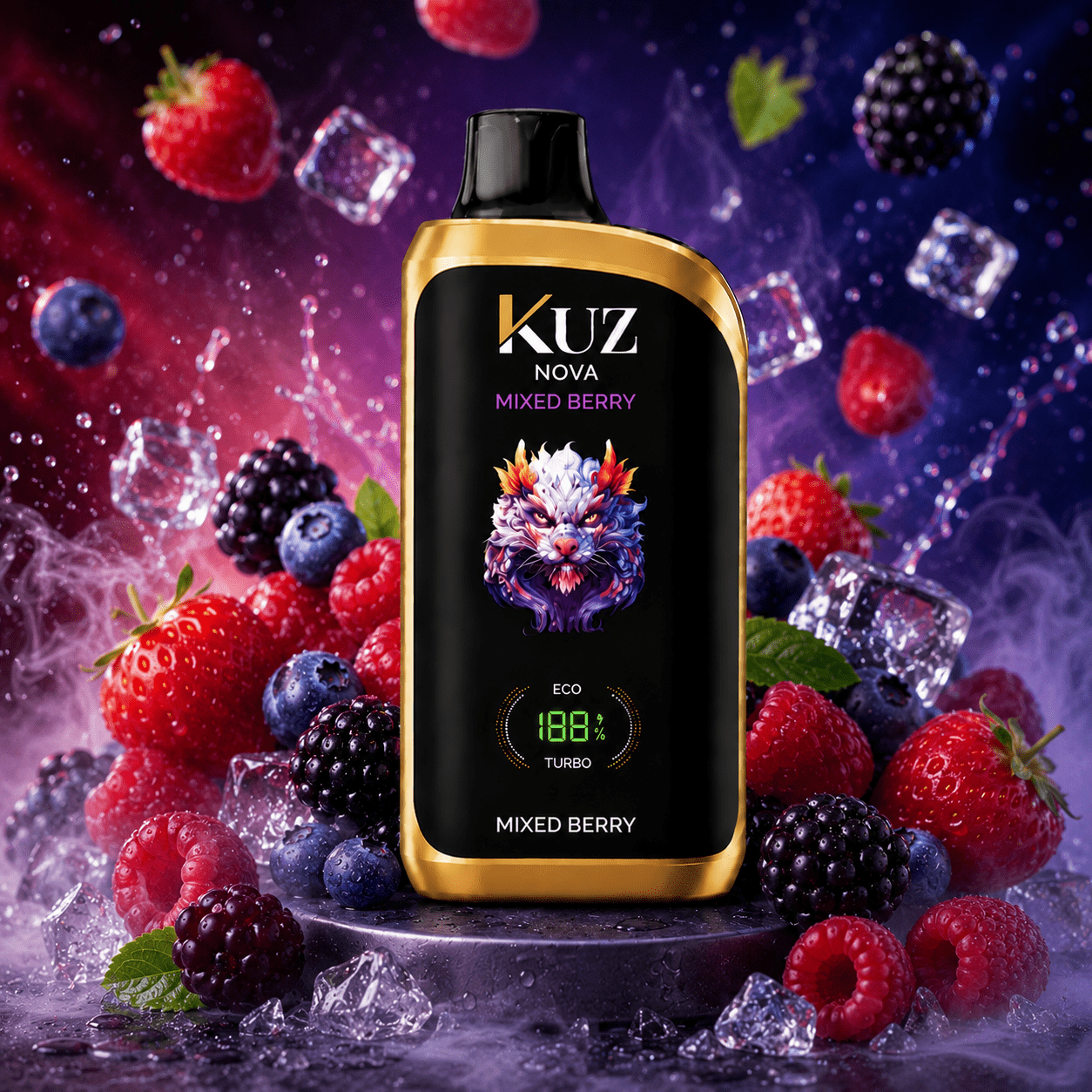 kuz nova mixed berry – 16000 puffs