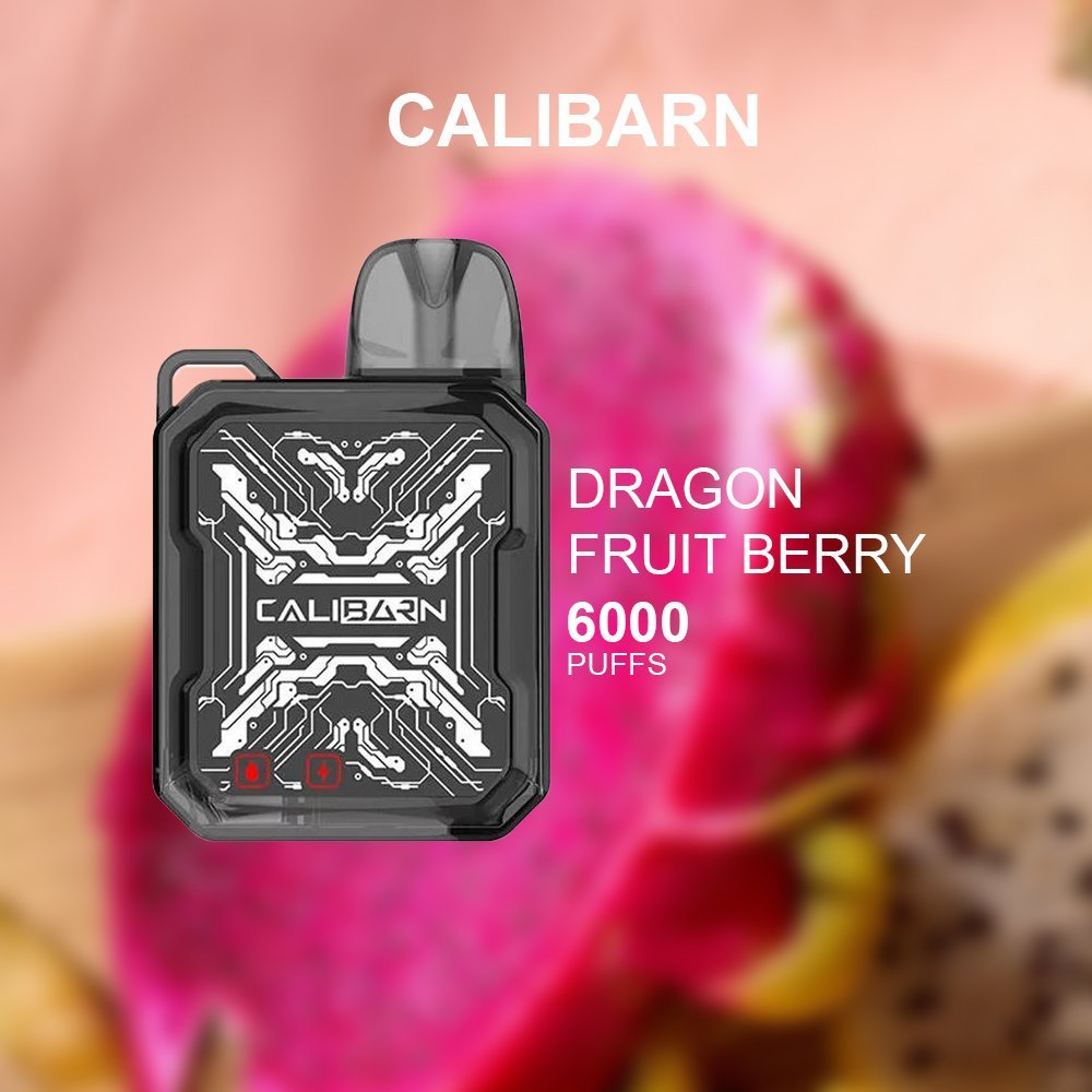 calibarn dragon fruit berry – 6000 puffs