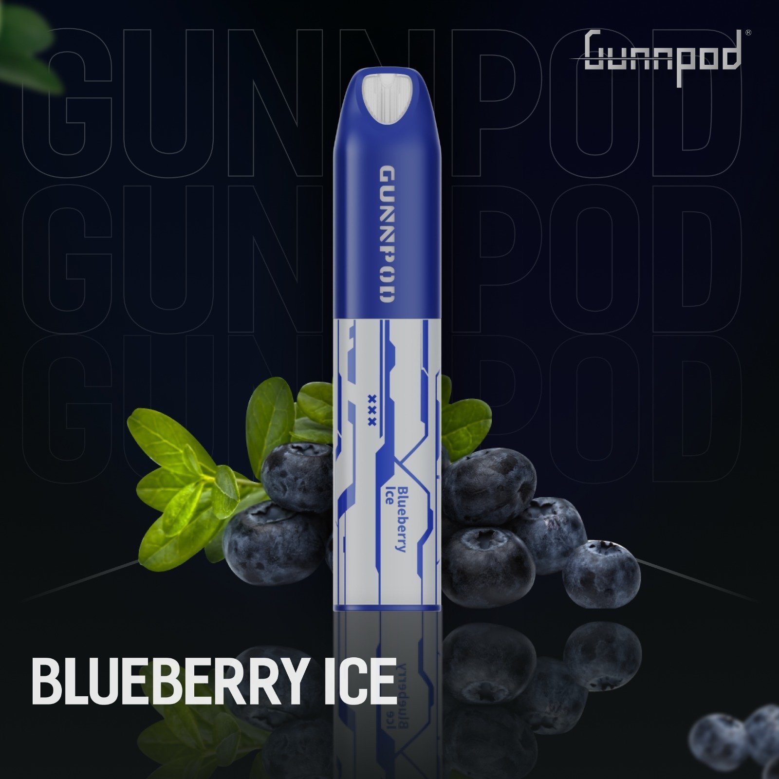gunnpod lume blueberry ice – 5000 puffs