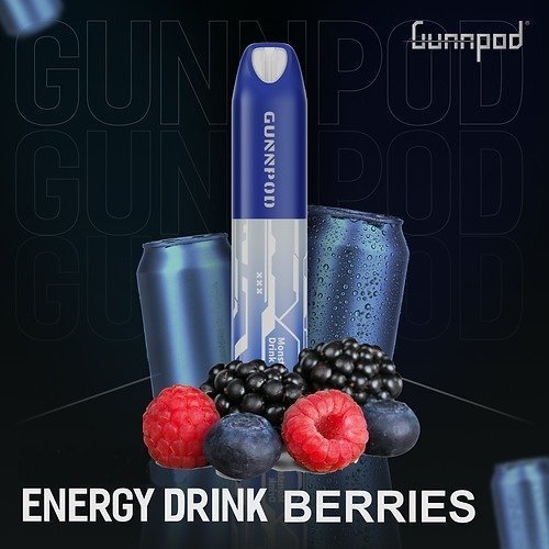 gunnpod lume energy drink berries – 5000 puffs