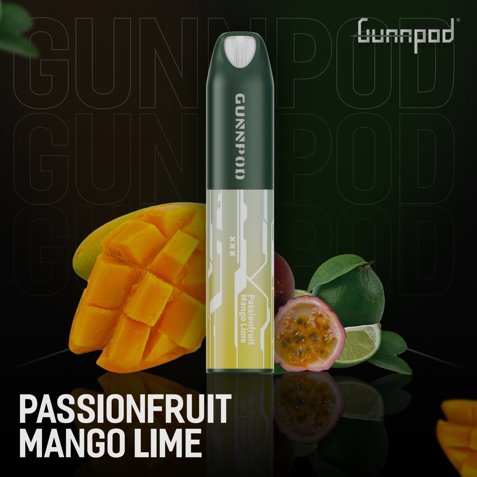 gunnpod lume passionfruit mango lime – 5000 puffs