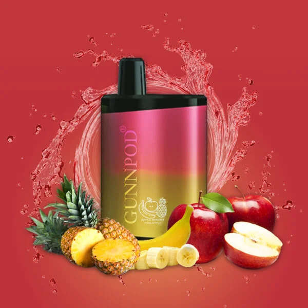 gunnpod meta apple banana pineapple – 4000 puffs