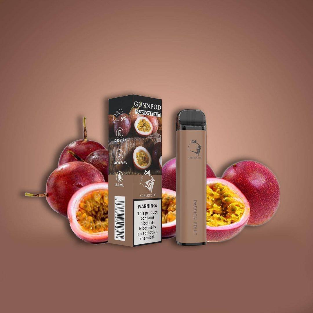 gunnpod passionfruit – 2000 puffs