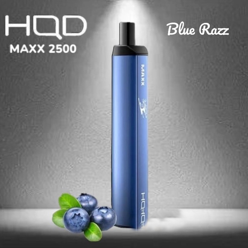 hqd maxx blue razz – 2500 puffs