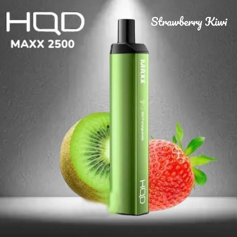 hqd maxx strawberry kiwi 2500 puffs