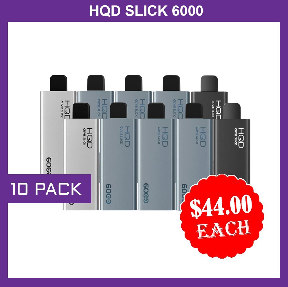 hqd slick – 10 pack 6000 puffs