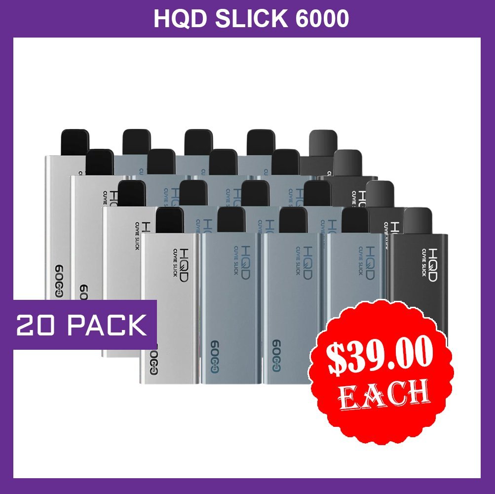 hqd slick – 20 pack 6000 puffs