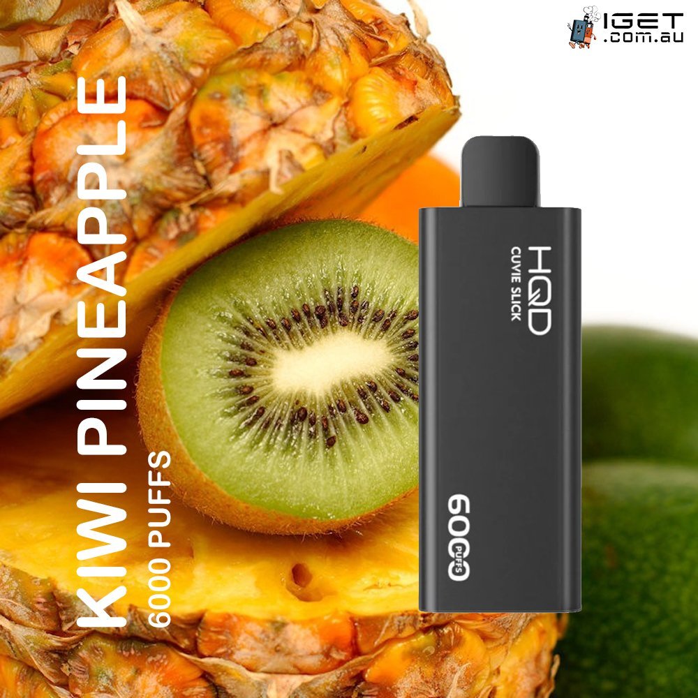 hqd slick kiwi pineapple – 6000 puffs