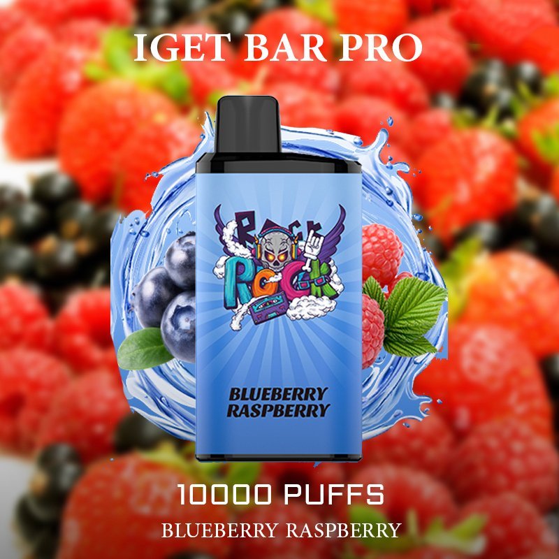 iget bar pro – blueberry raspberry – 10000 puffs