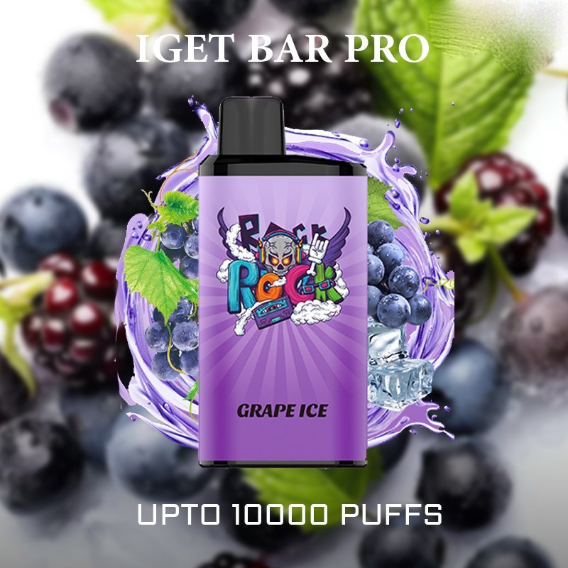 iget bar pro – grape ice – 10000 puffs