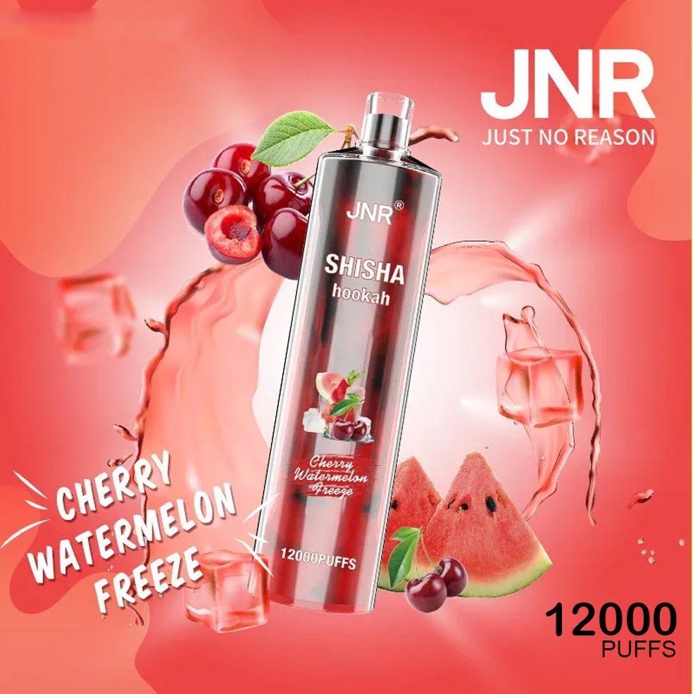 jnr shisha hookah – cherry watermelon freeze – 12000 puffs