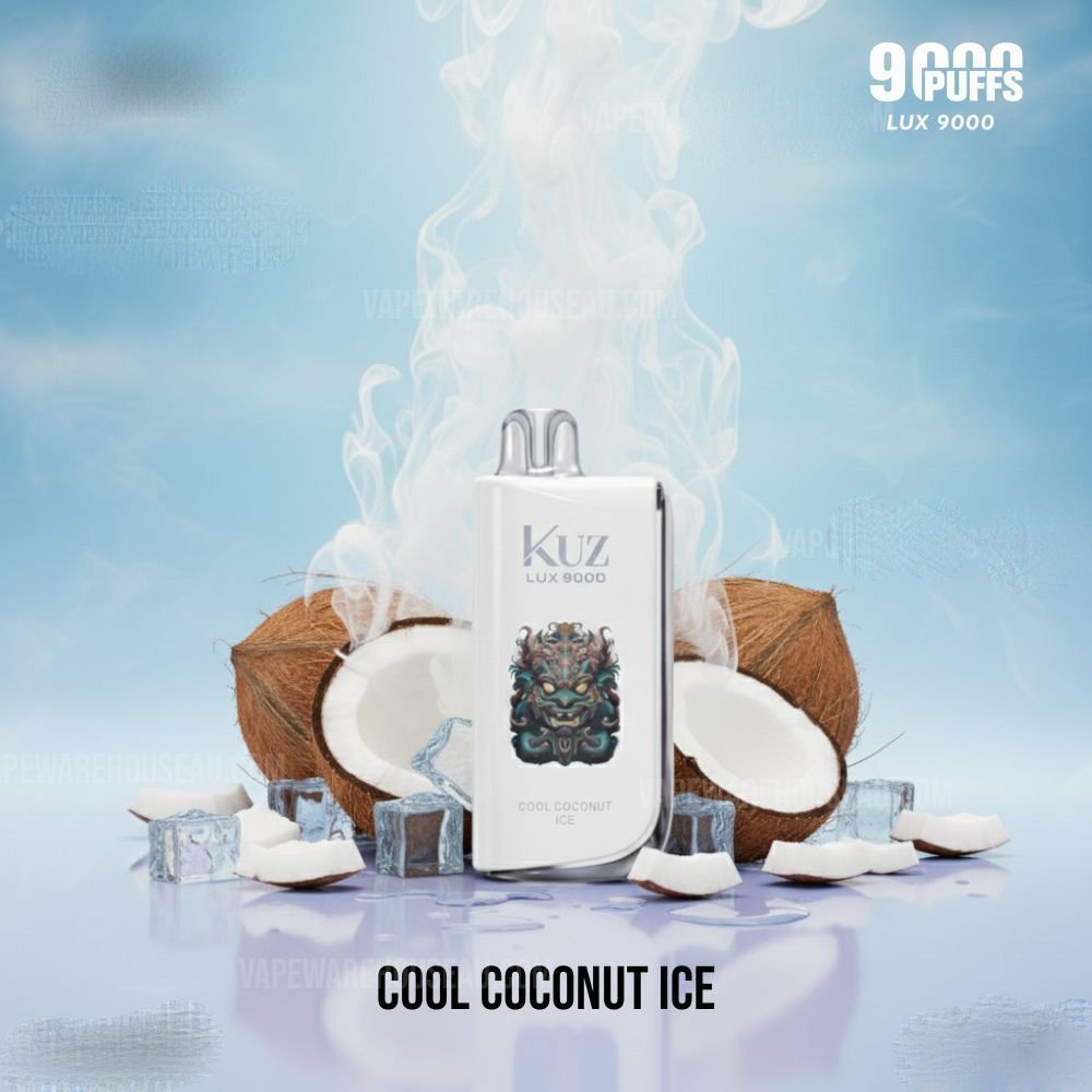 kuz lux 9000 puffs cool coconut ice