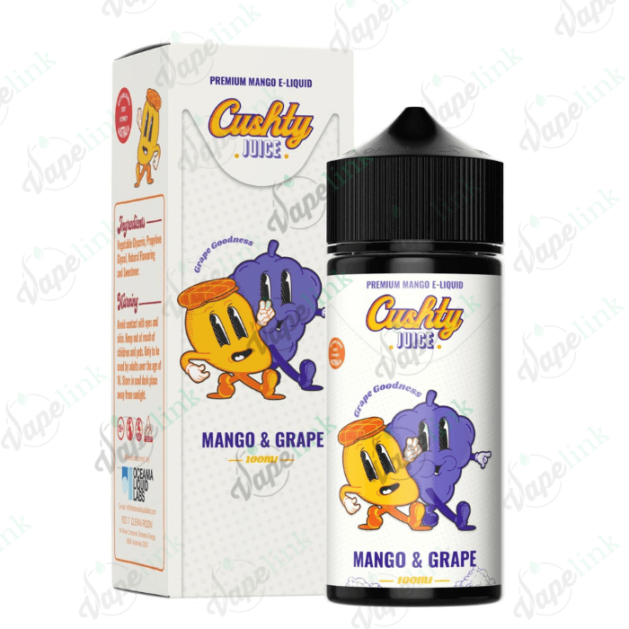 Cushty Juice – Mango and Grape 100ml