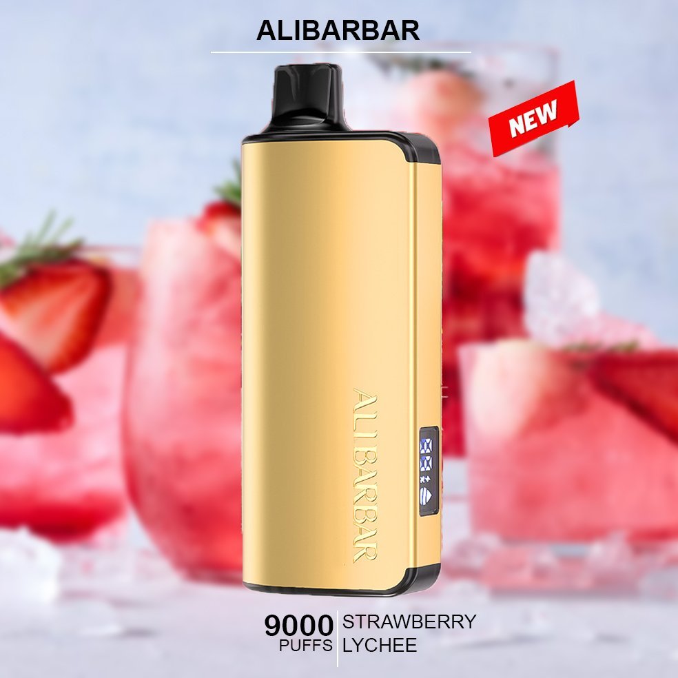 alibarbar ingot – strawberry lychee – 9000 puffs