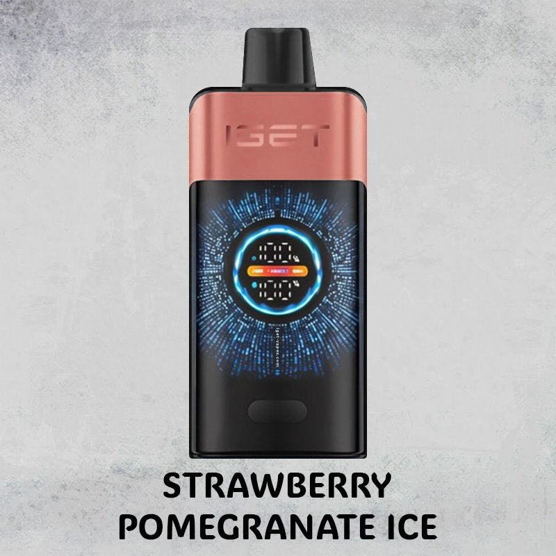 STRAWBERRY POMEGRANATE ICE – IGET ONE – 12000 PUFFS