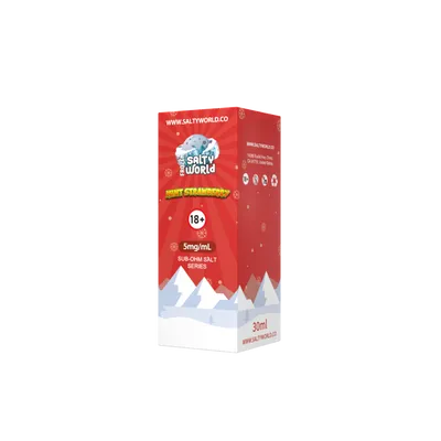 mint strawberry sub ohm nicotine salt e liquid