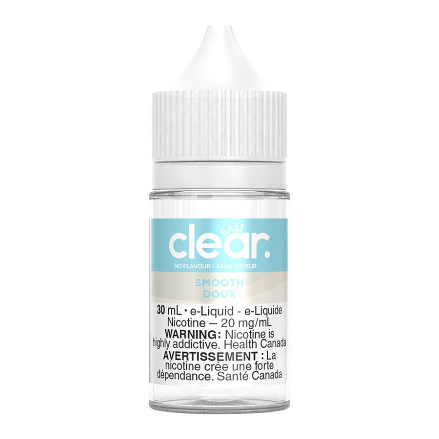 Clear Salt Nic E-liquid – Smooth 30ml