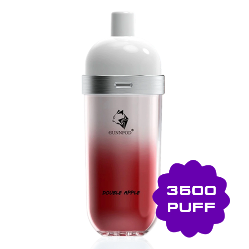gunnpod wave double apple – 3500 puffs