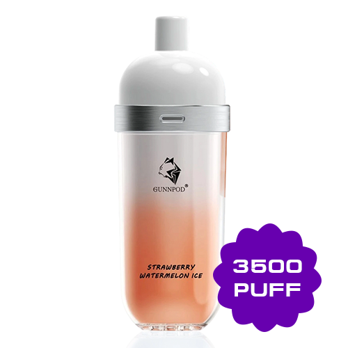 gunnpod wave strawberry watermelon ice – 3500 puffs