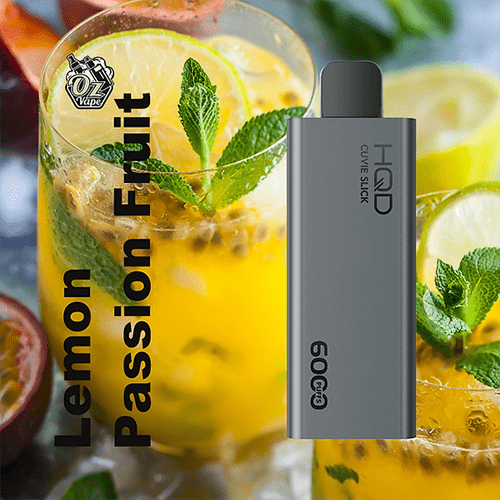 hqd slick lemon passionfruit – 6000 puffs