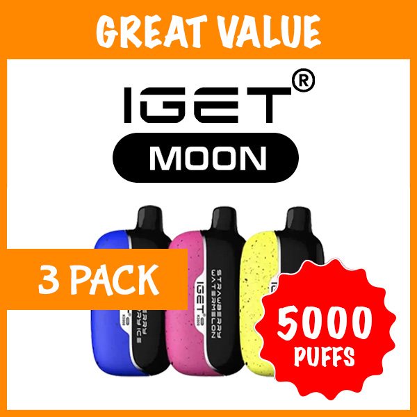3 PACK – IGET MOON – 5000 PUFFS