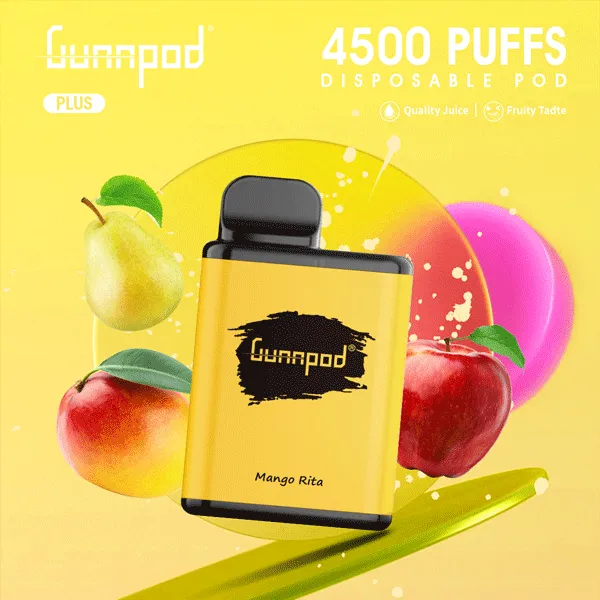 gunnpod plus mando rita – 4500 puffs