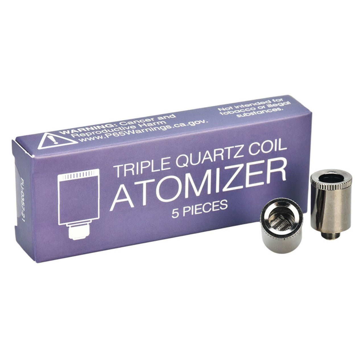 Pulsar Sipper Triple Quartz Coil Atomizers – 5 Pack