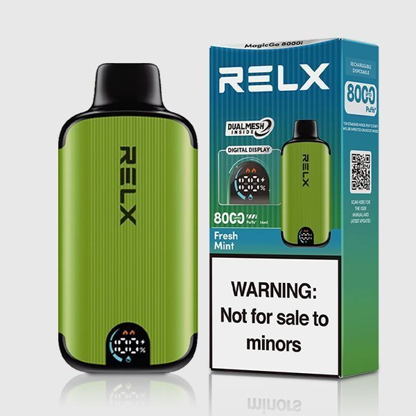 relx magicgo 8000 puffs fresh mint