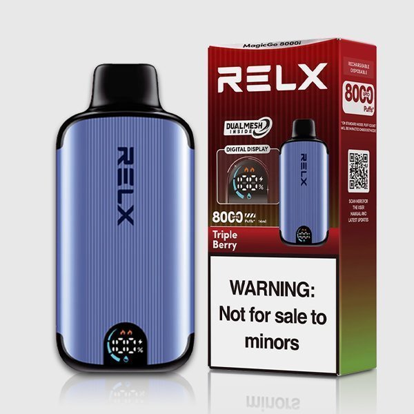relx magicgo 8000 puffs triple berry