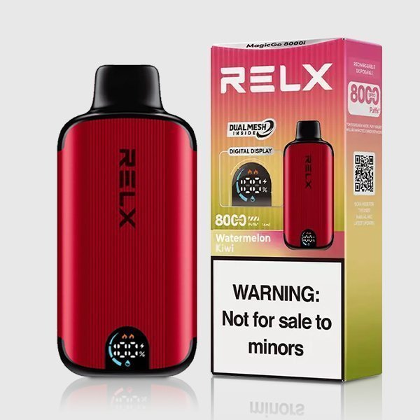 relx magicgo 8000 puffs watermelon kiwi