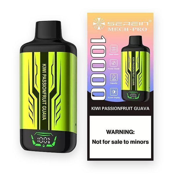 serein mech pro 10000 puffs kiwi passionfruit guava