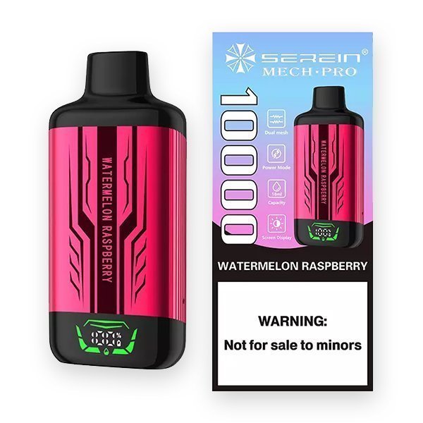 serein mech pro 10000 puffs watermelon raspberry