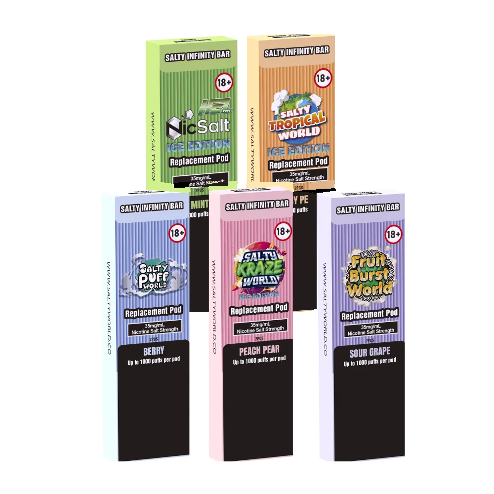 salty infinity bar pre filled pods 2pk