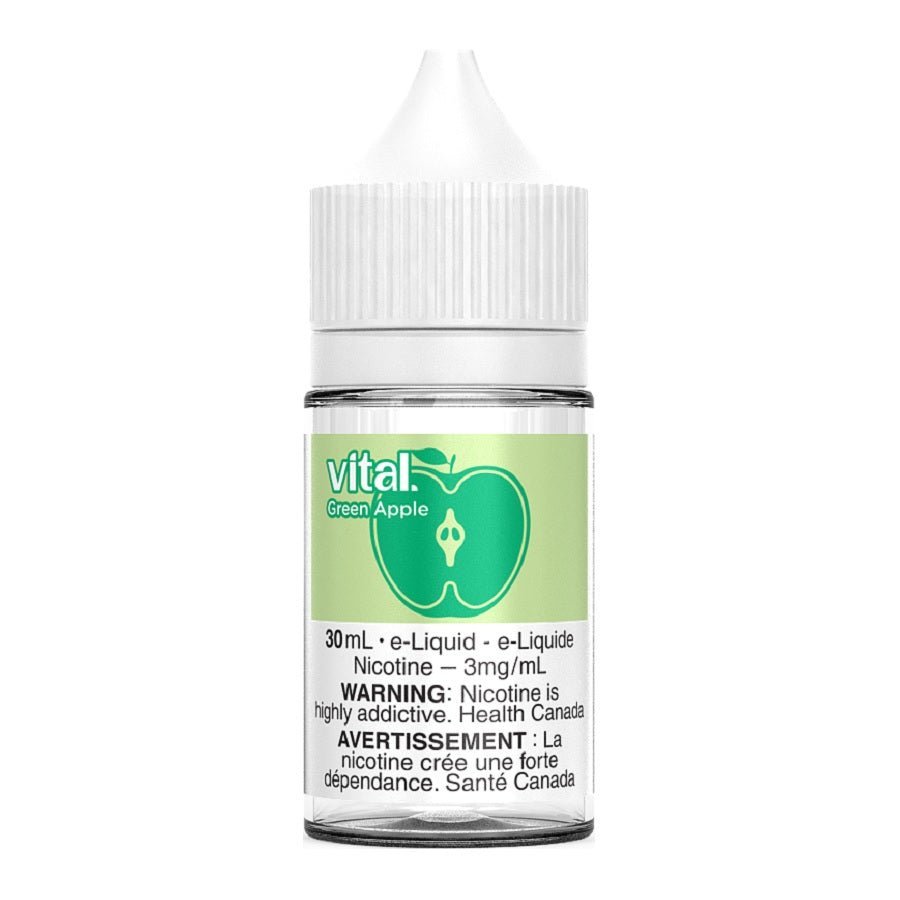 vital freebase e liquid – green apple 30ml