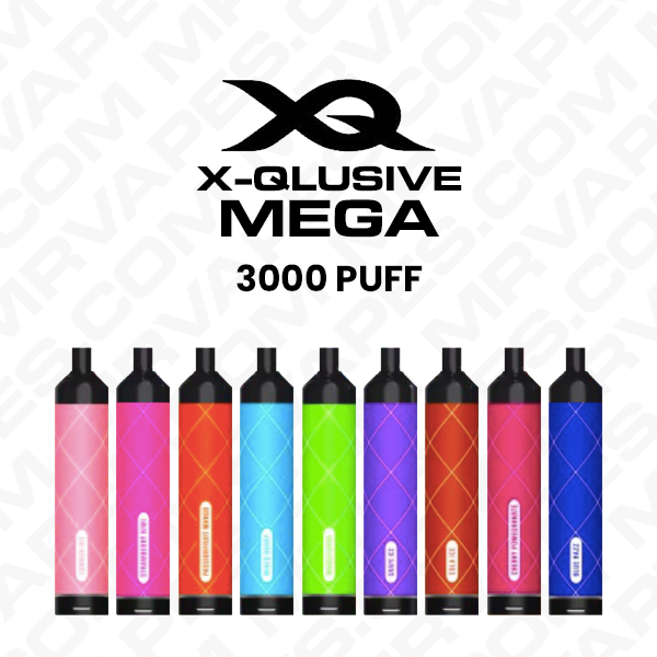 X-QLUSIVE MEGA – 3600 PUFFS – 10 PACK