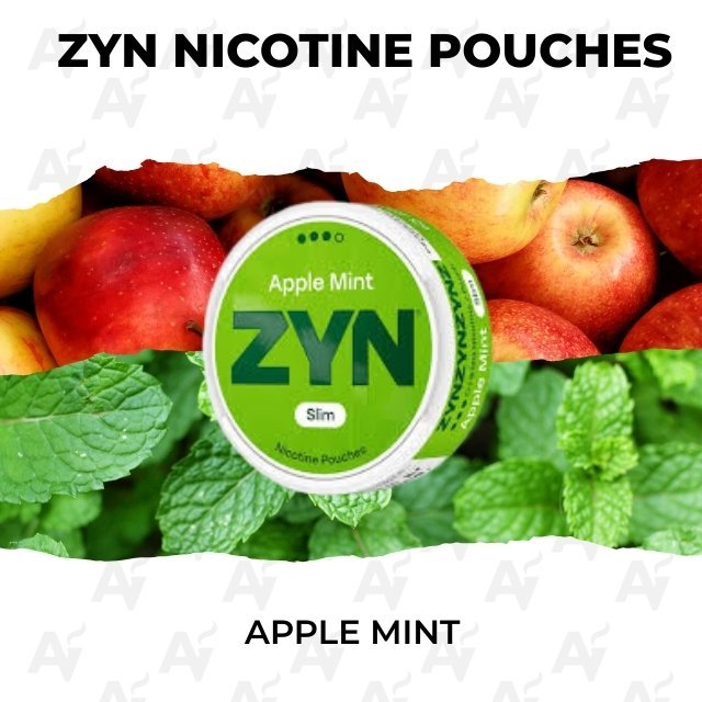 ZYN Apple Mint – 9 mg – Slim Strong Nicotine Pouches